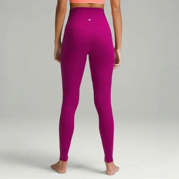 lululemon Align High Rise HR 28” Tight Leggings Magenta Purple MGPR size 6 NWT - Picture 3 of 8